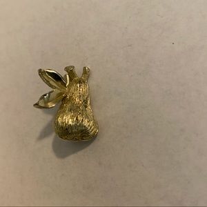 Vintage silver pair brooch